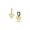 Dominique Cohen limited edition canary yellow diamond black and yellow gold earrings<span class='visuallyhidden'>; shop help at 760-978-9297.</span>